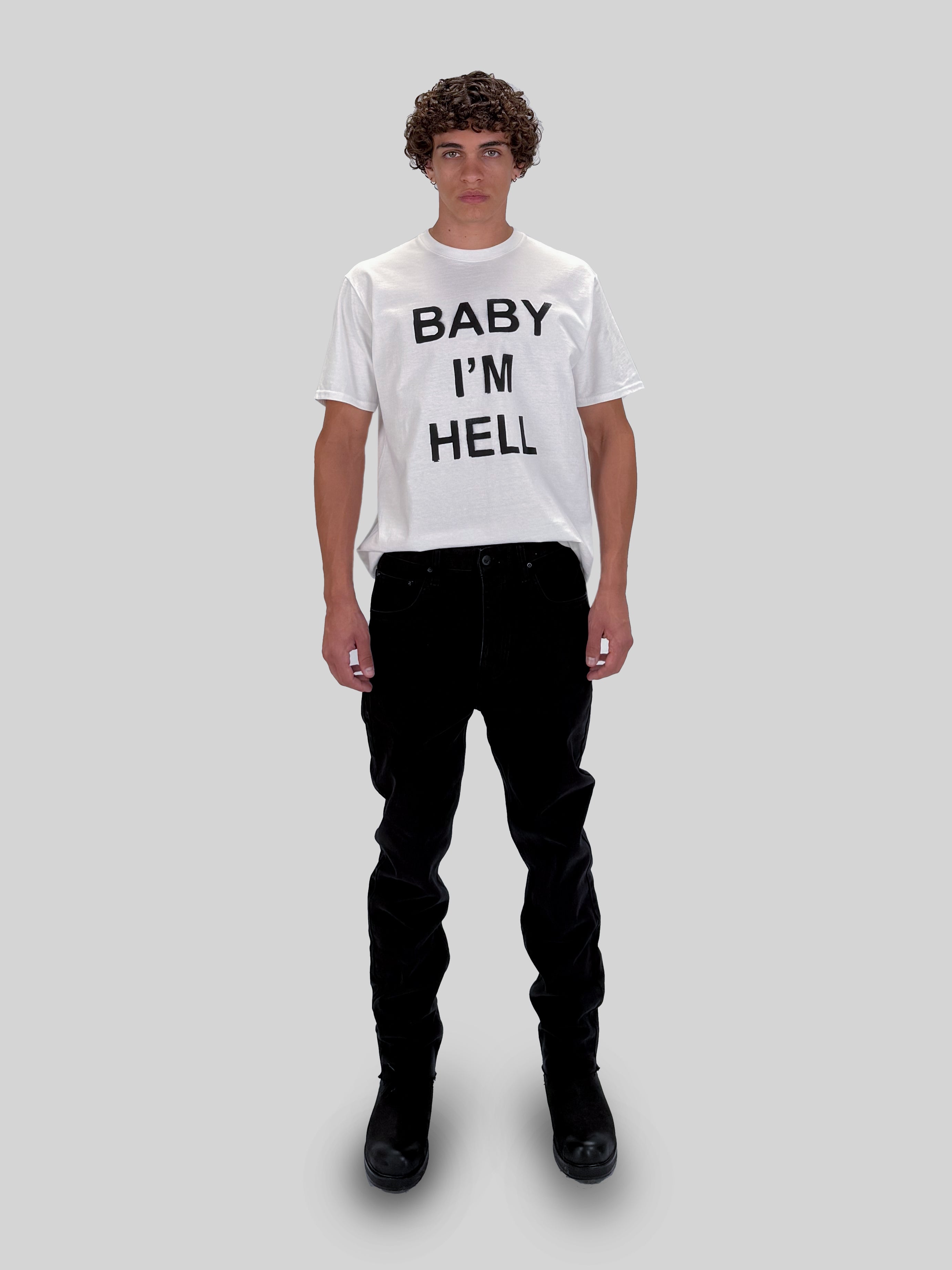 BOXY DENIM - WASHED BLACK