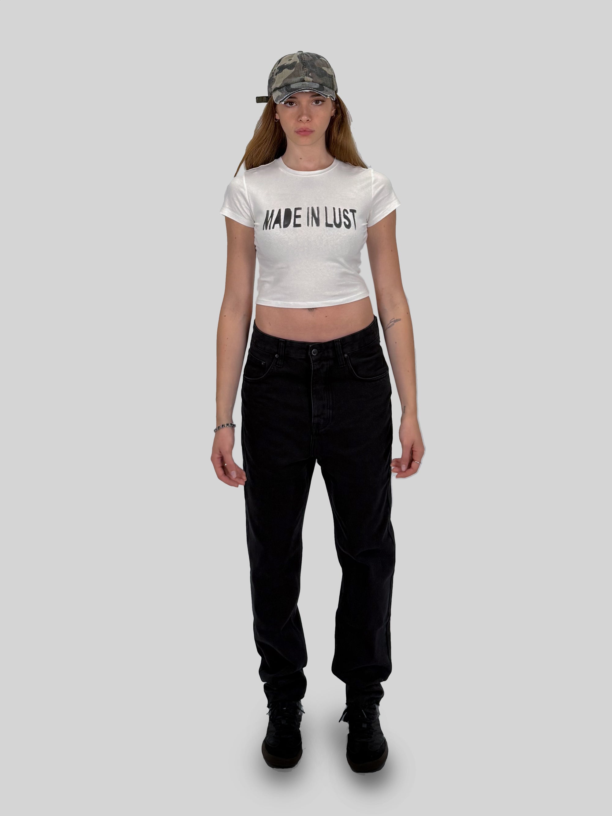 BOXY DENIM - WASHED BLACK